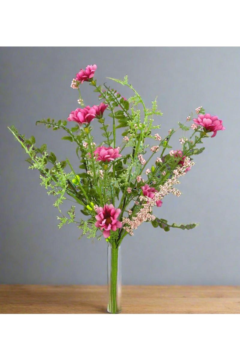 Shop For 18" Wild Flower Filler Pick: Pink