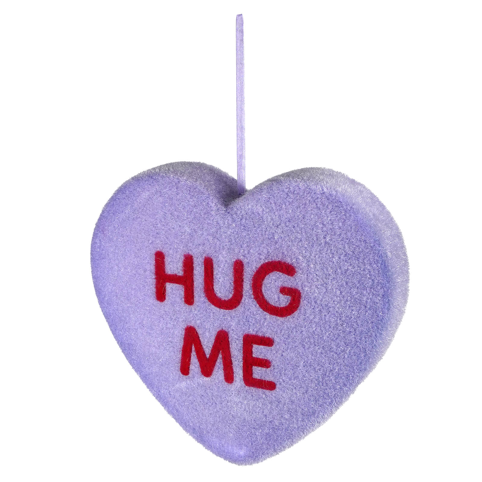 Shop For 180 Degrees 12" Flocked Conversation Hearts (Assorted)