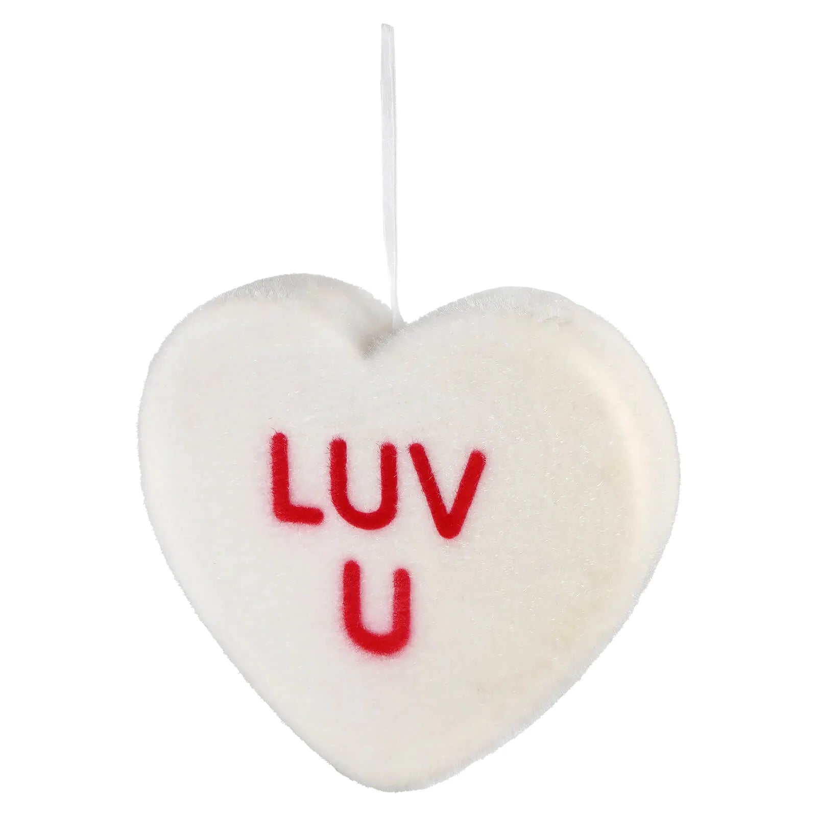 Shop For 180 Degrees 12" Flocked Conversation Hearts (Assorted)