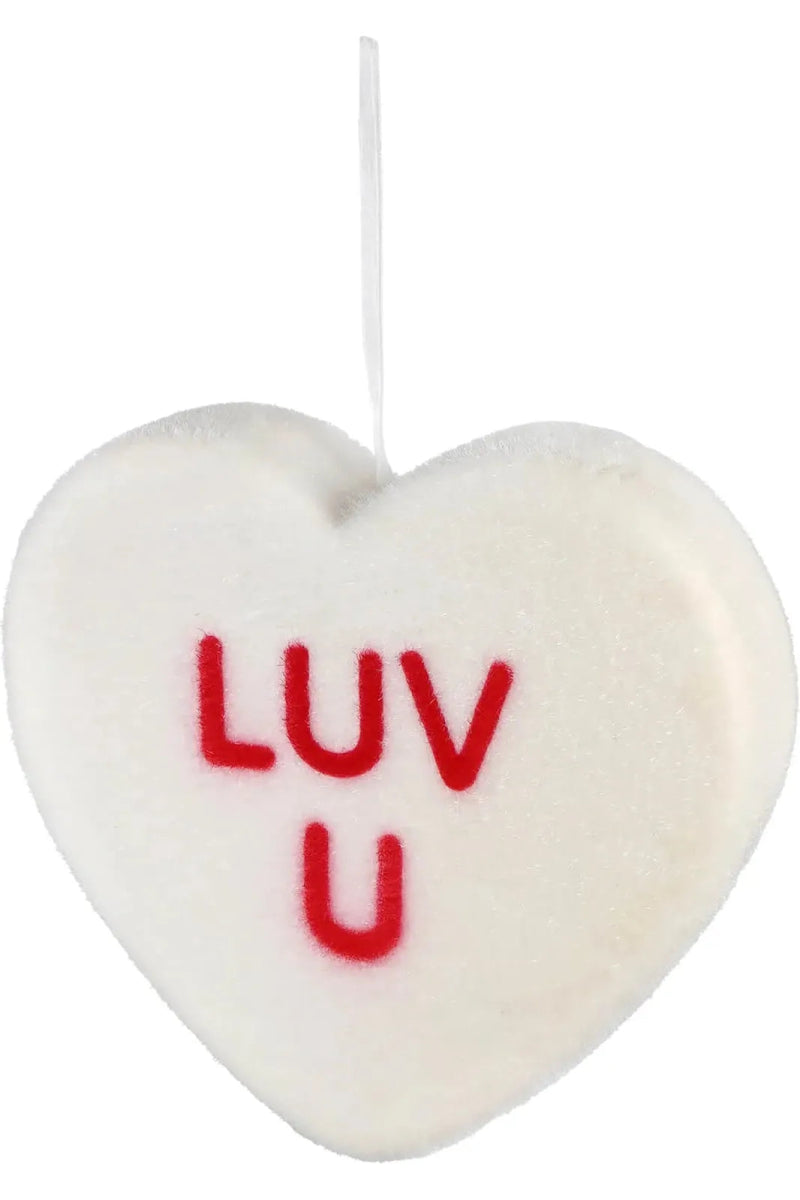 Shop For 180 Degrees 12" Flocked Conversation Hearts (Assorted)