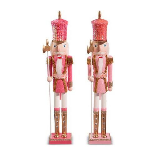 Shop For 18.5" Glittered Pink Nutcracker