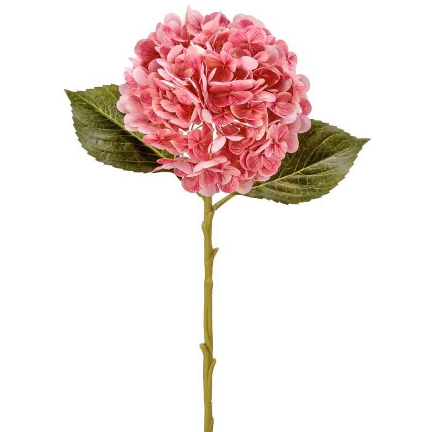 Shop For 18.5" Real Touch Hydrangea Stem: Hot Pink