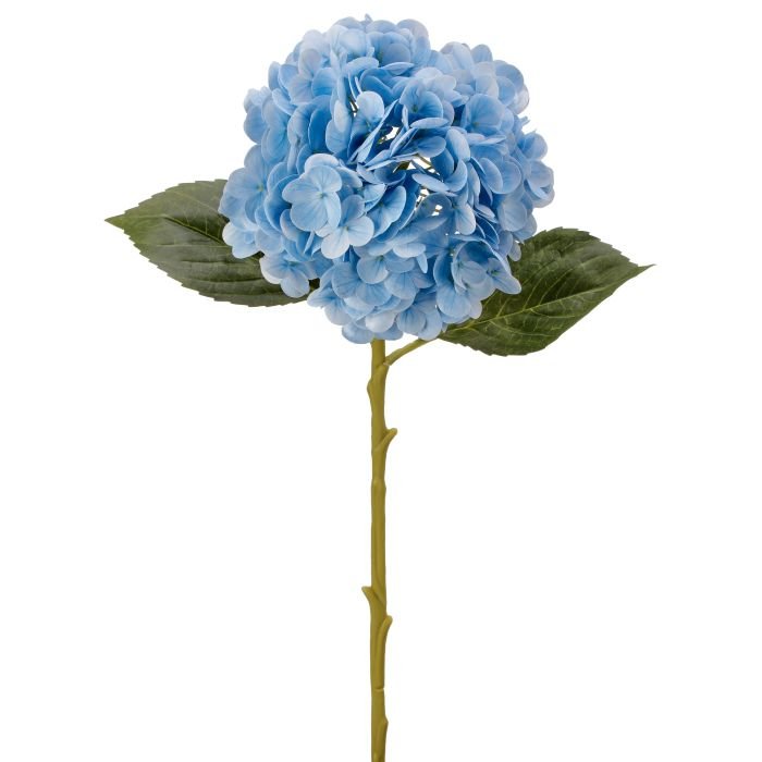 Shop For 18.5" Real Touch Hydrangea Stem: Light Blue