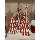 Shop For 18.5in Red Striped Ruffle Tree