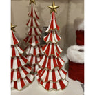 Shop For 18.5in Red Striped Ruffle Tree