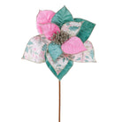 Shop For 18in Holly Poinsettia Stem