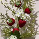 18in Strawberry and Hydrangea Spray
