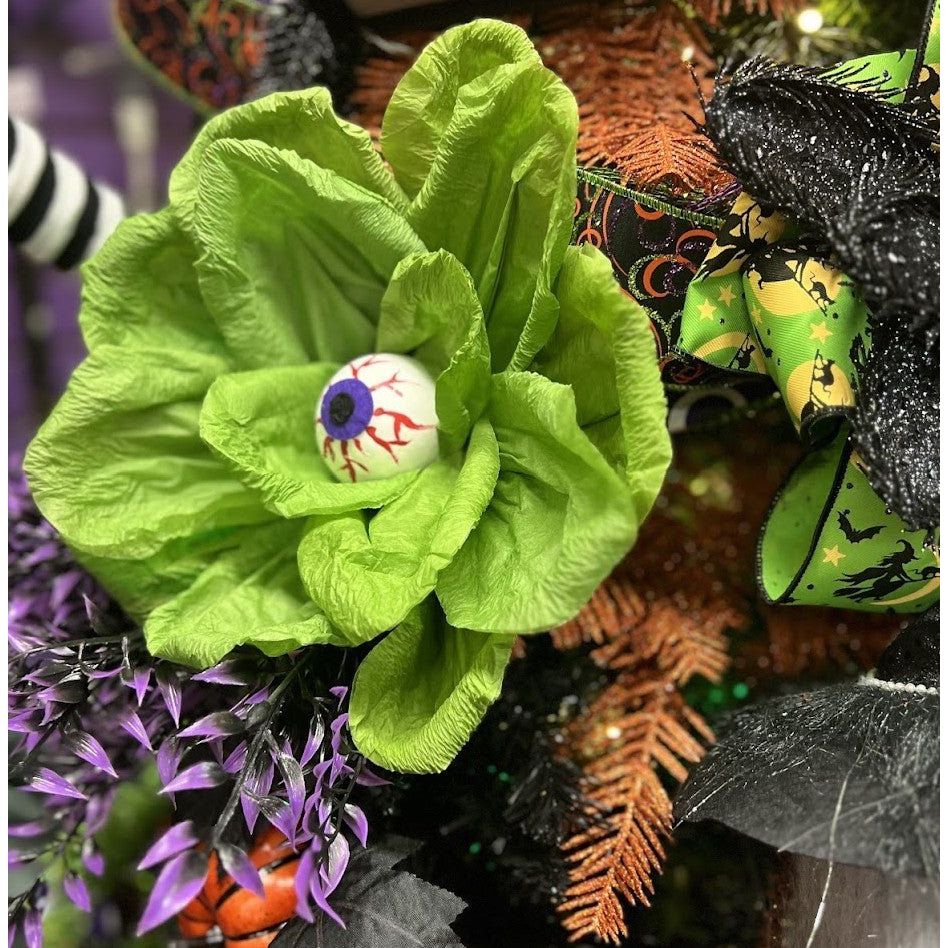 Shop For 19" Paper Rose Eyeball Stem: Green