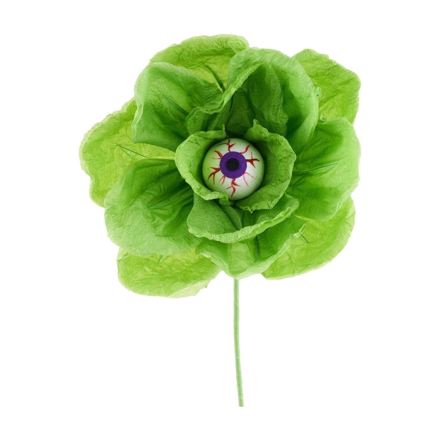 Shop For 19" Paper Rose Eyeball Stem: Green