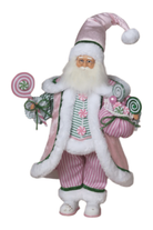 Shop For 19" Pink Pastel Christmas Santa Figure