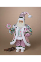 Shop For 19" Pink Pastel Christmas Santa Figure