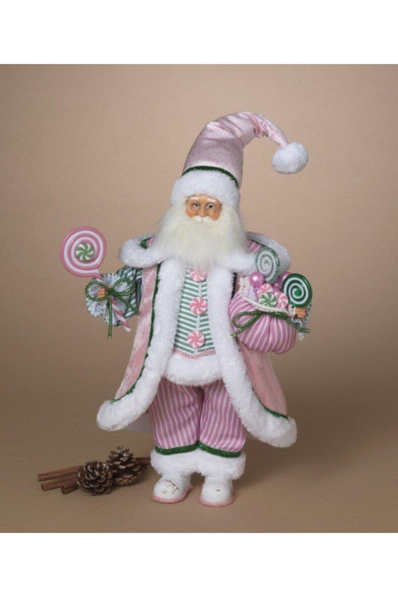 Shop For 19" Pink Pastel Christmas Santa Figure