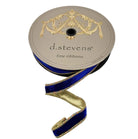 Shop For 1in Cobalt Blue Velvet Ribbon: Braided Trim (10 Yards)