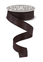 Shop For 1in Cross Hatch Ribbon: Brown (10 Yards)