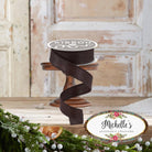 Shop For 1in Cross Hatch Ribbon: Brown (10 Yards)