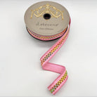 Shop For 1in Dupion Center Braid Ribbon: Pink (10 Yards)