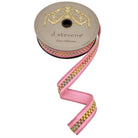 Shop For 1in Dupion Center Braid Ribbon: Pink (10 Yards)