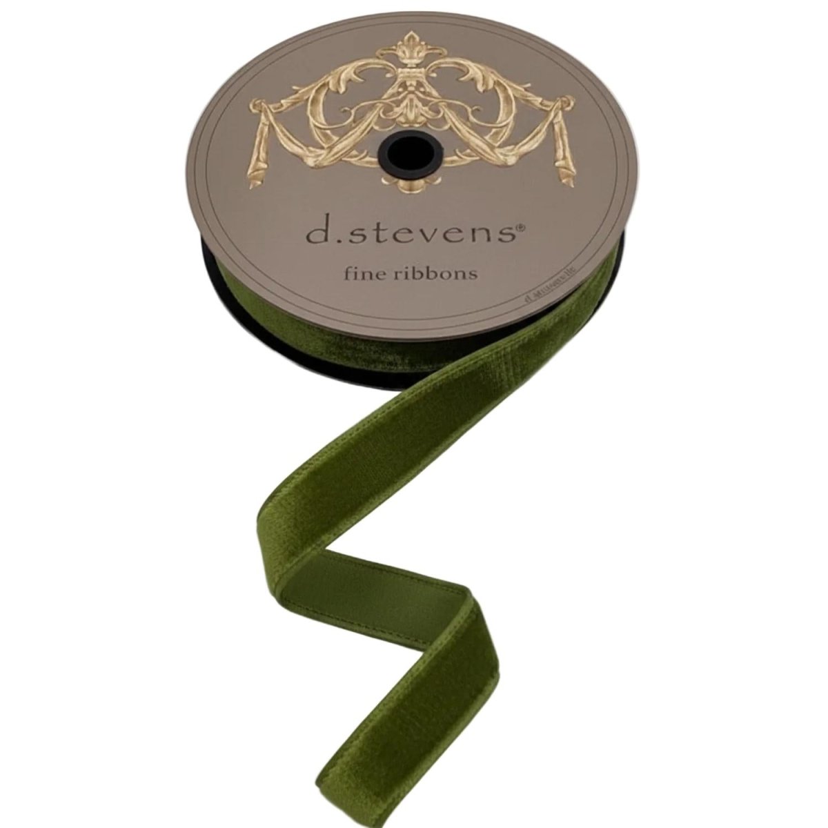Shop For 1in Lush Velvet Dupion Back Ribbon: Forest Green (10 Yards)