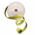 Shop For 1in Lush Velvet Dupion Back Ribbon: New Leaf Green (10 Yards)