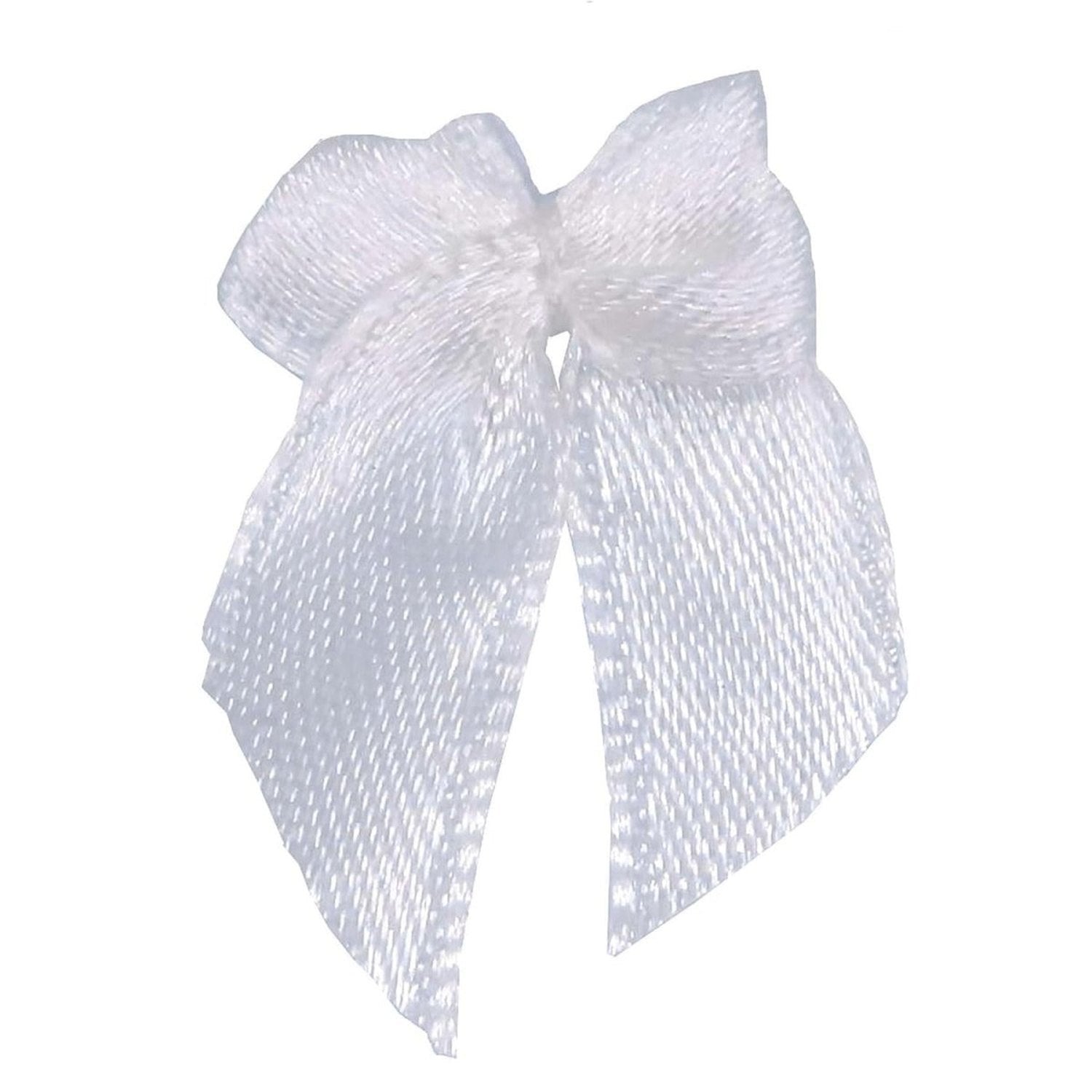 Shop For 1in Mini Ribbon Bow: White 6 pc