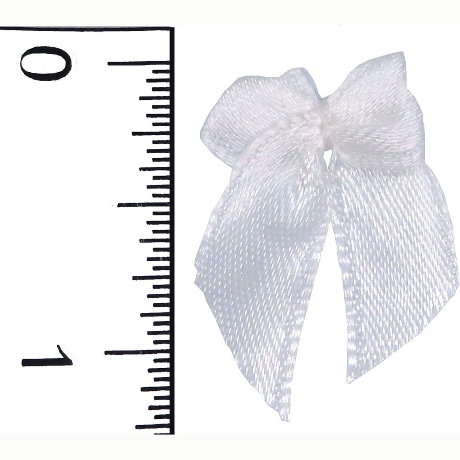 Shop For 1in Mini Ribbon Bow: White 6 pc