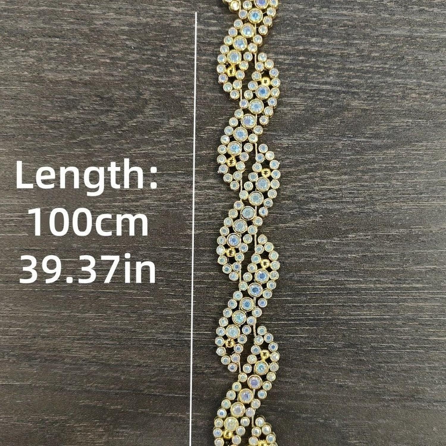 Shop For 1in Plastic Rhinestone Chain (1 Yard)
