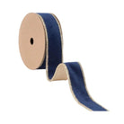 Shop For 1in Reversible Velvet Navy and Gold Ribbon (10 Yards)