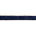 Shop For 1in Reversible Velvet Navy and Gold Ribbon (10 Yards)