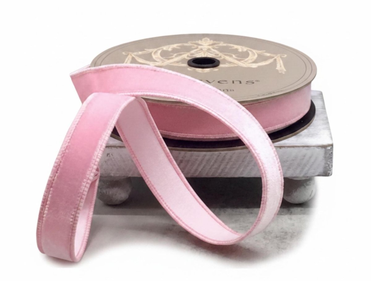 Shop For 1in Velvet Dupion Back Ribbon: Pink Lemonade (10 Yards)