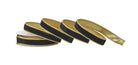 Shop For 1in Velvet Metallic Dupion Ribbon: Black/Gold (10 Yards)