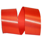 Shop For 2 1/2in Satin Supreme Non - Wired Ribbon: Orange (50 Yards)