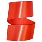 Shop For 2 1/2in Satin Supreme Non - Wired Ribbon: Orange (50 Yards)