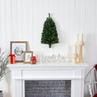 Shop For 2' Flat Back Wall Hanging Artificial Christmas Tree