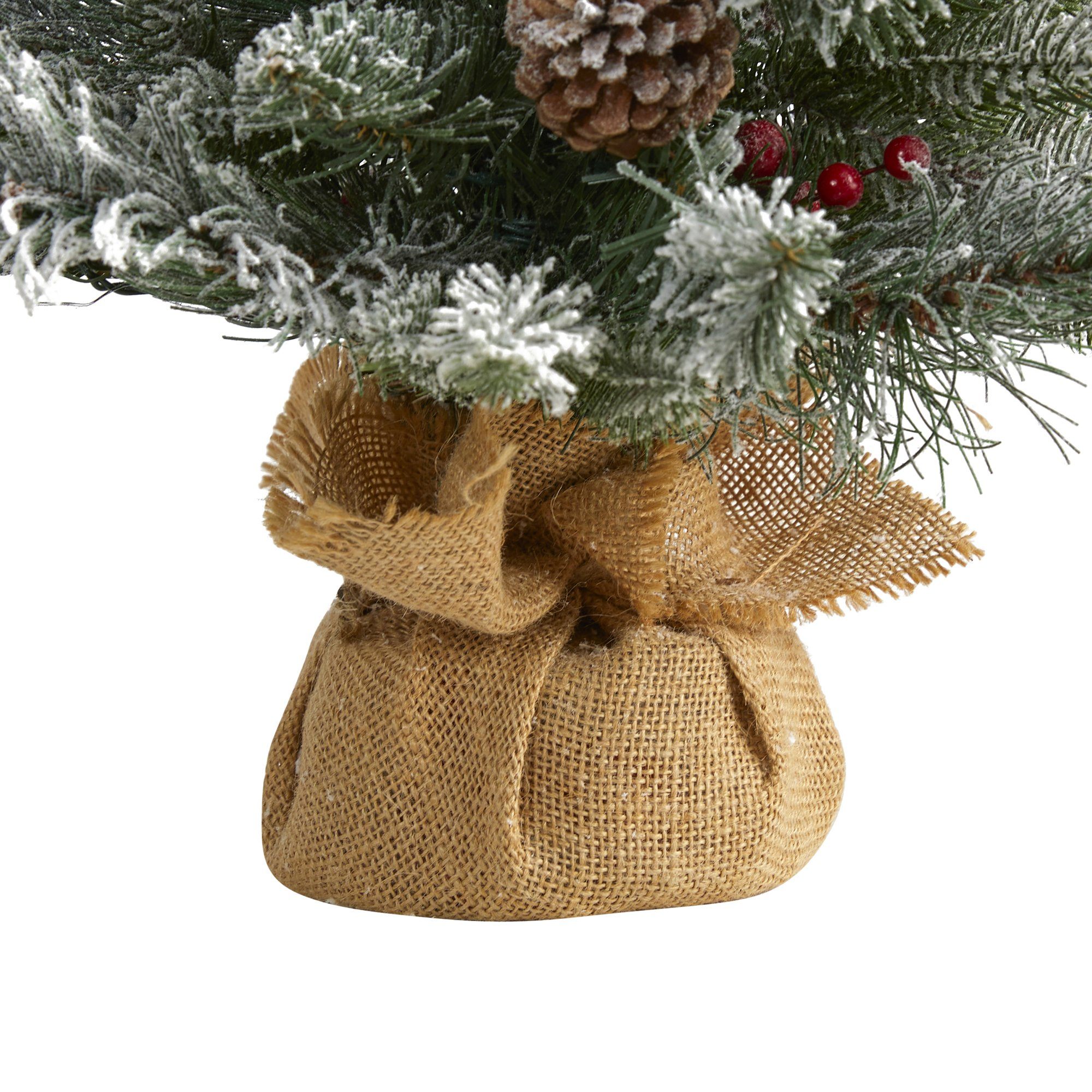 Shop For 2' Flocked Artificial Christmas Tree