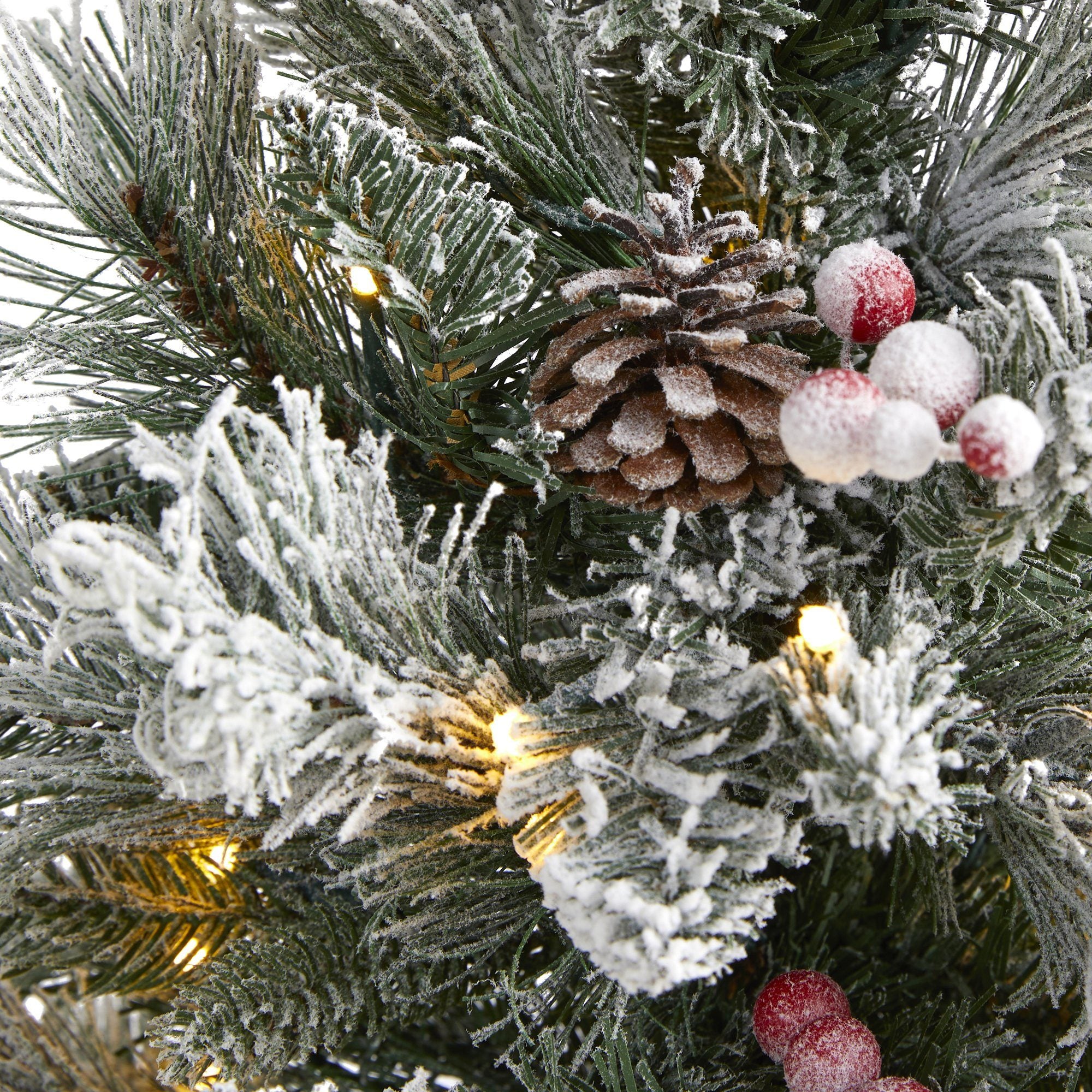 Shop For 2' Flocked Artificial Christmas Tree