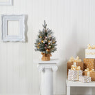 Shop For 2' Flocked Artificial Christmas Tree