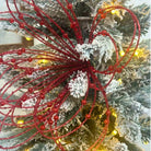 Shop For 20" Beaded Jewel Flower Burst Stem: Red