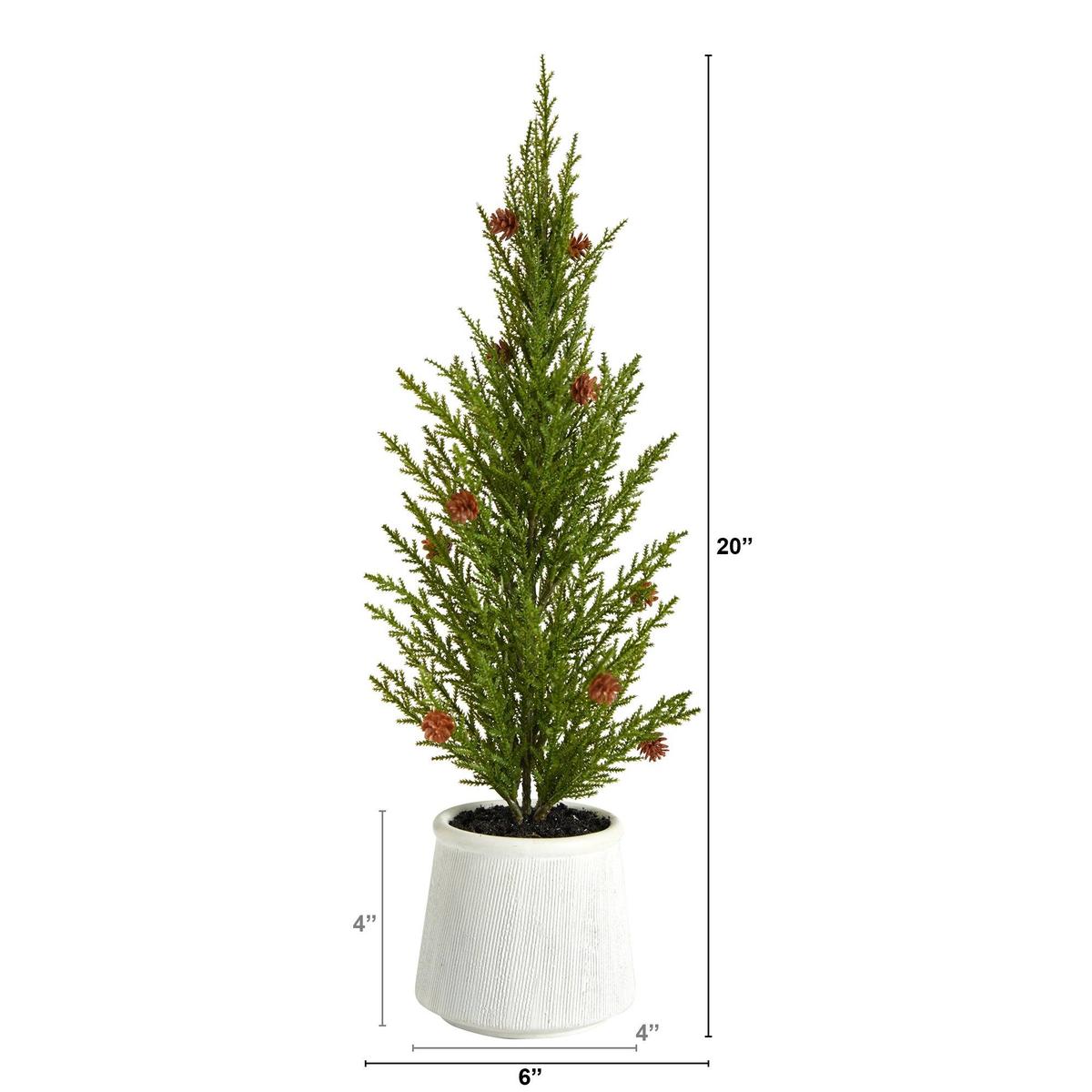 Shop For 20" Cedar Pine “Natural Look” Artificial Christmas Tree
