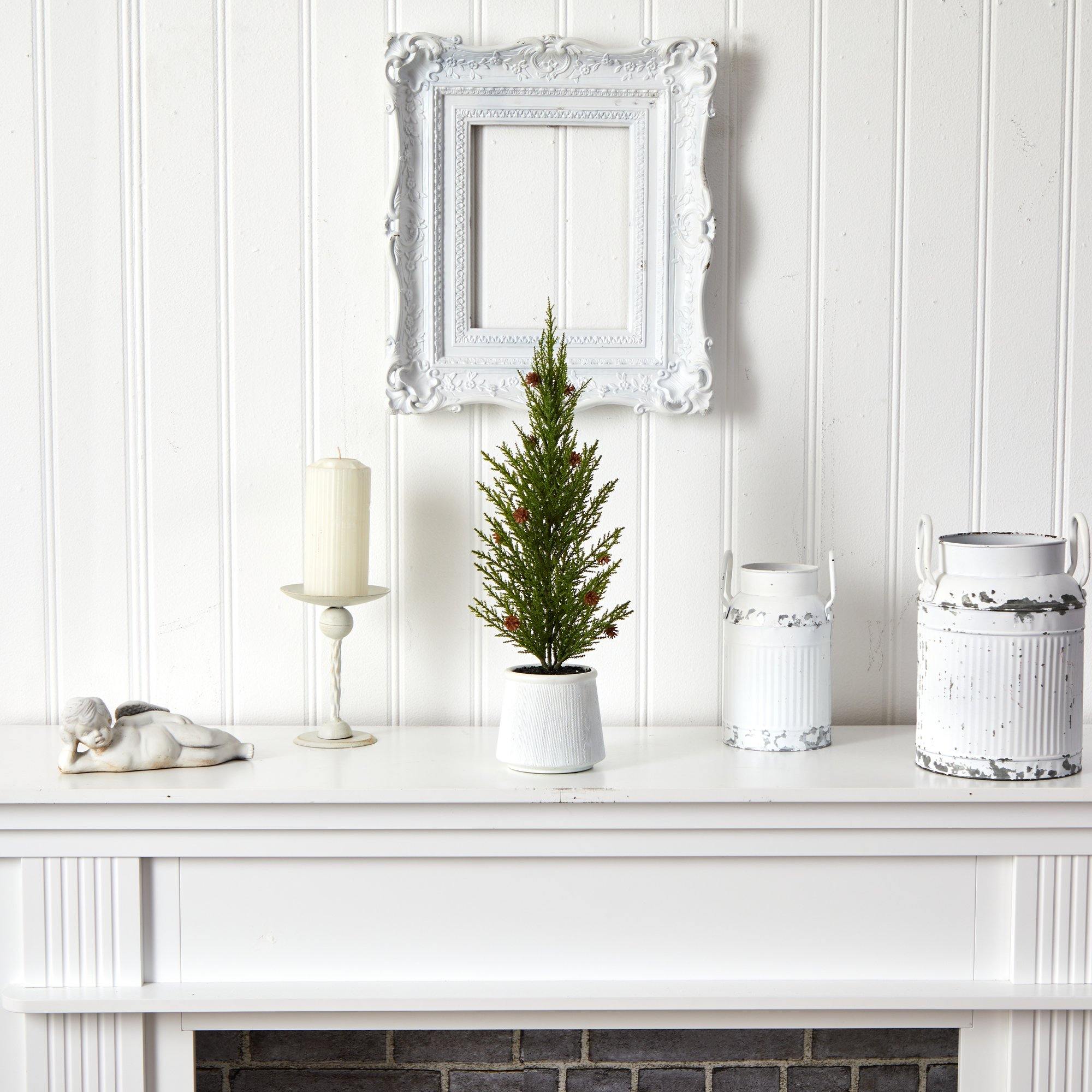 Shop For 20" Cedar Pine “Natural Look” Artificial Christmas Tree