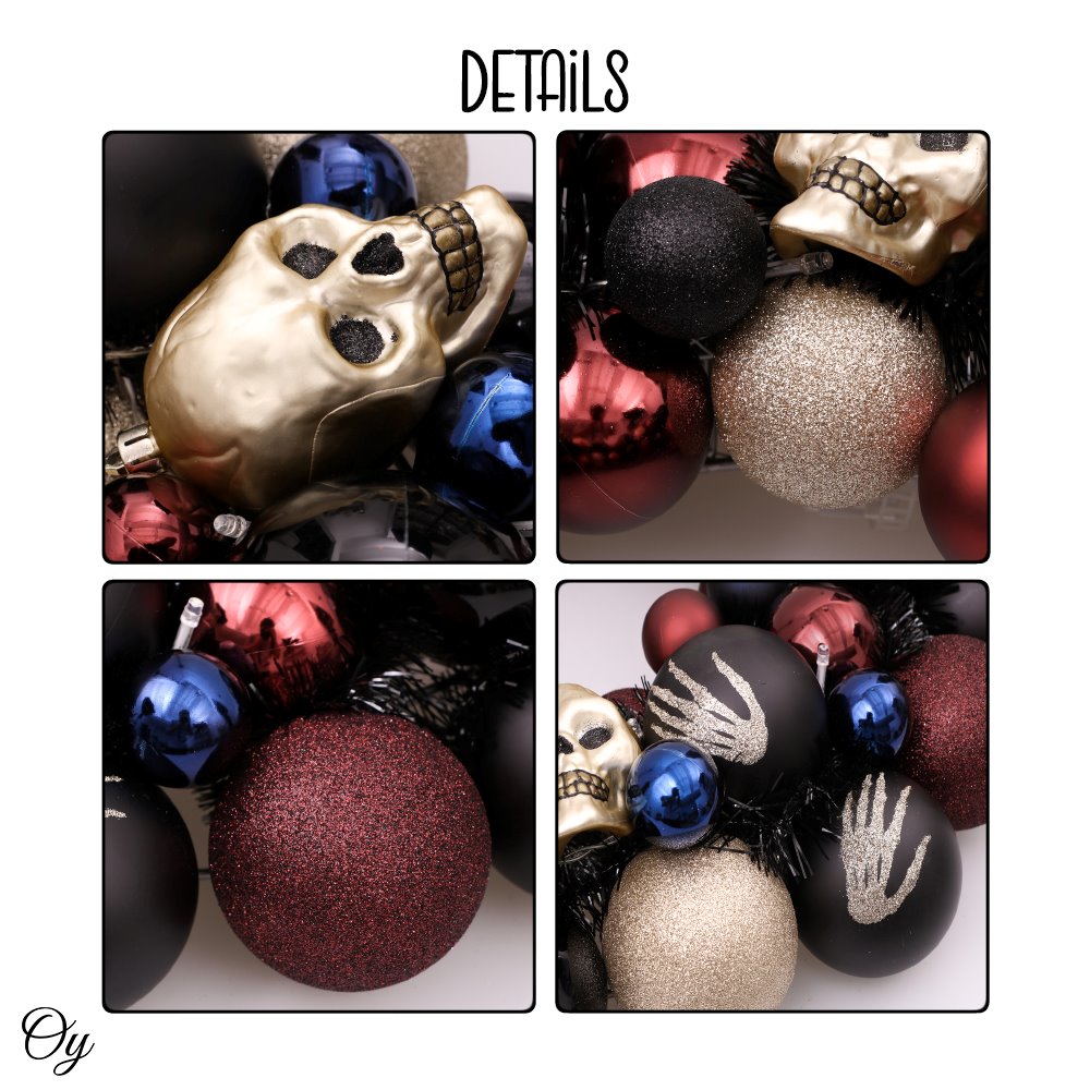 Shop For 20" Creep and Glitter Spooky Door Wreath