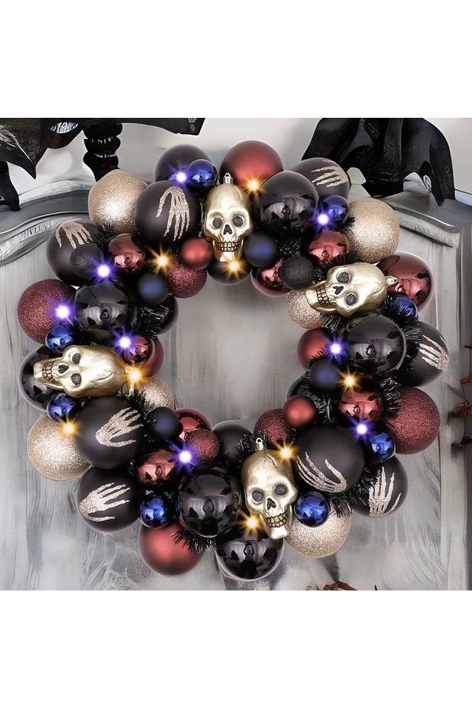 Shop For 20" Creep and Glitter Spooky Door Wreath