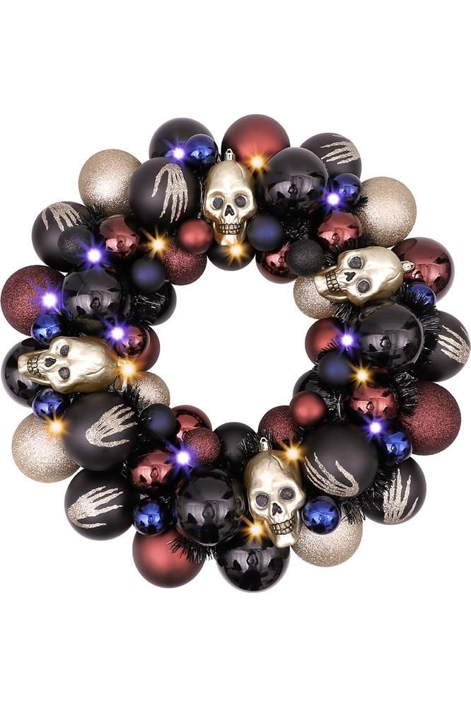 Shop For 20" Creep and Glitter Spooky Door Wreath