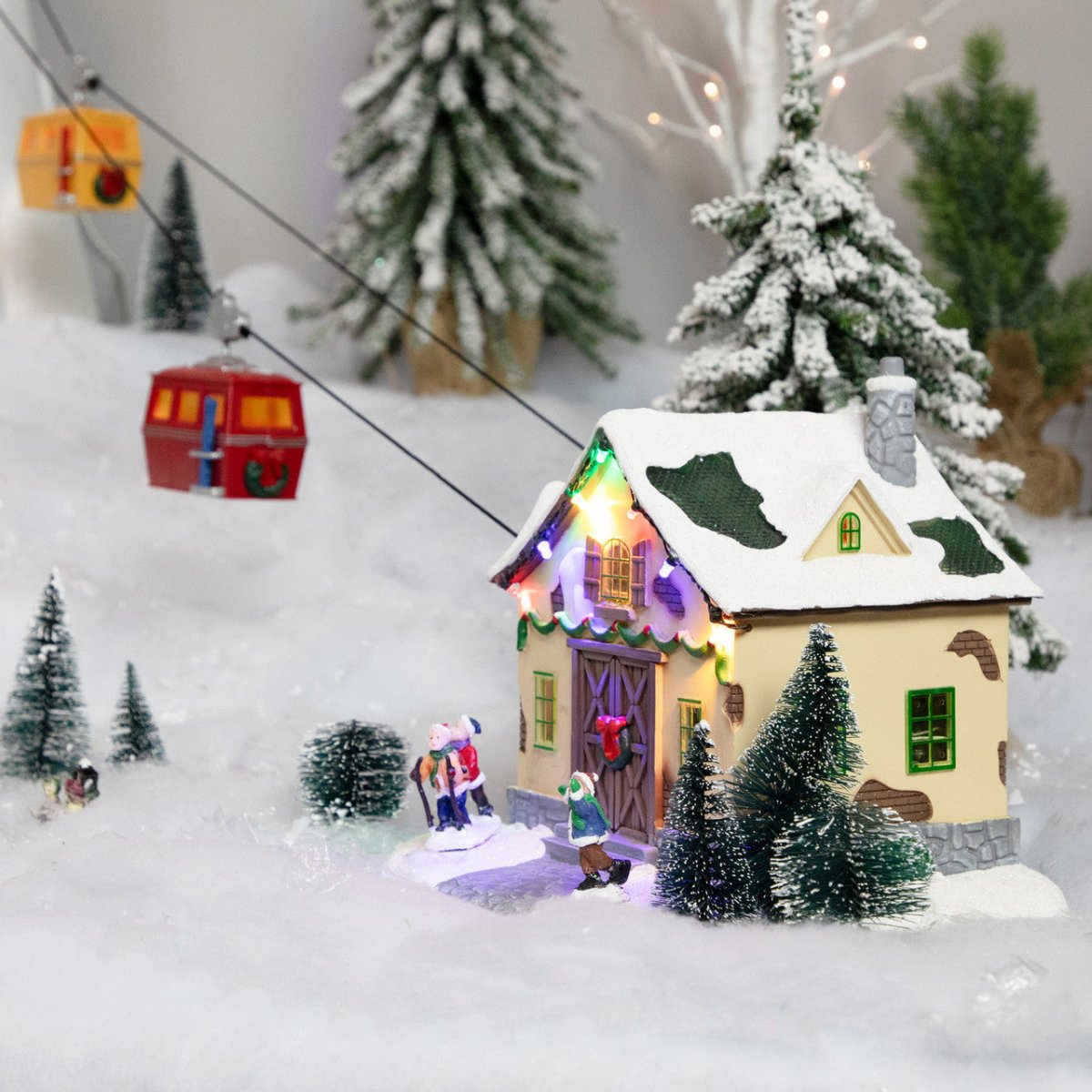 Shop For 20" Electric Lighted Musical Animated Cable Car