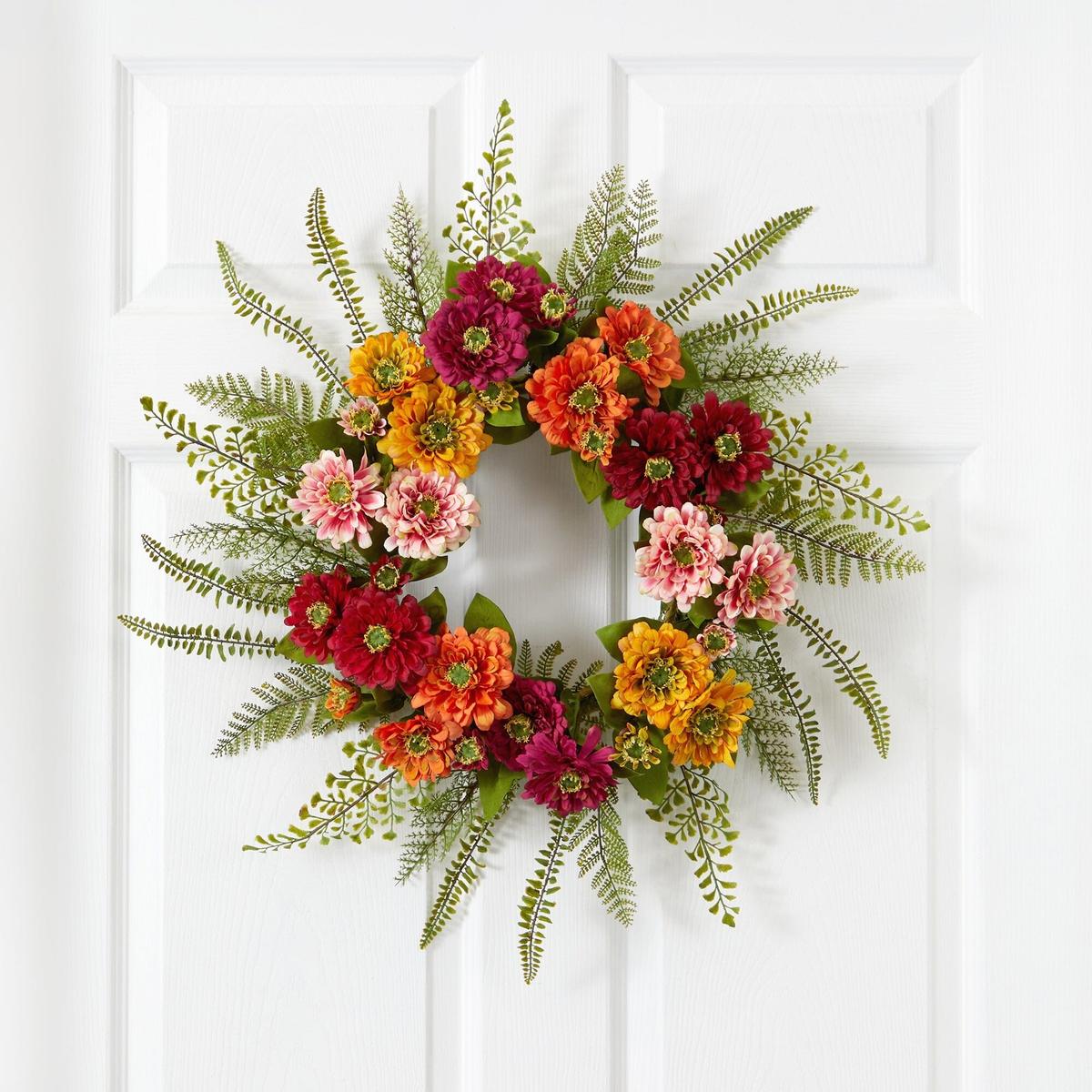 Shop For 20" Mixed Flower Wreath