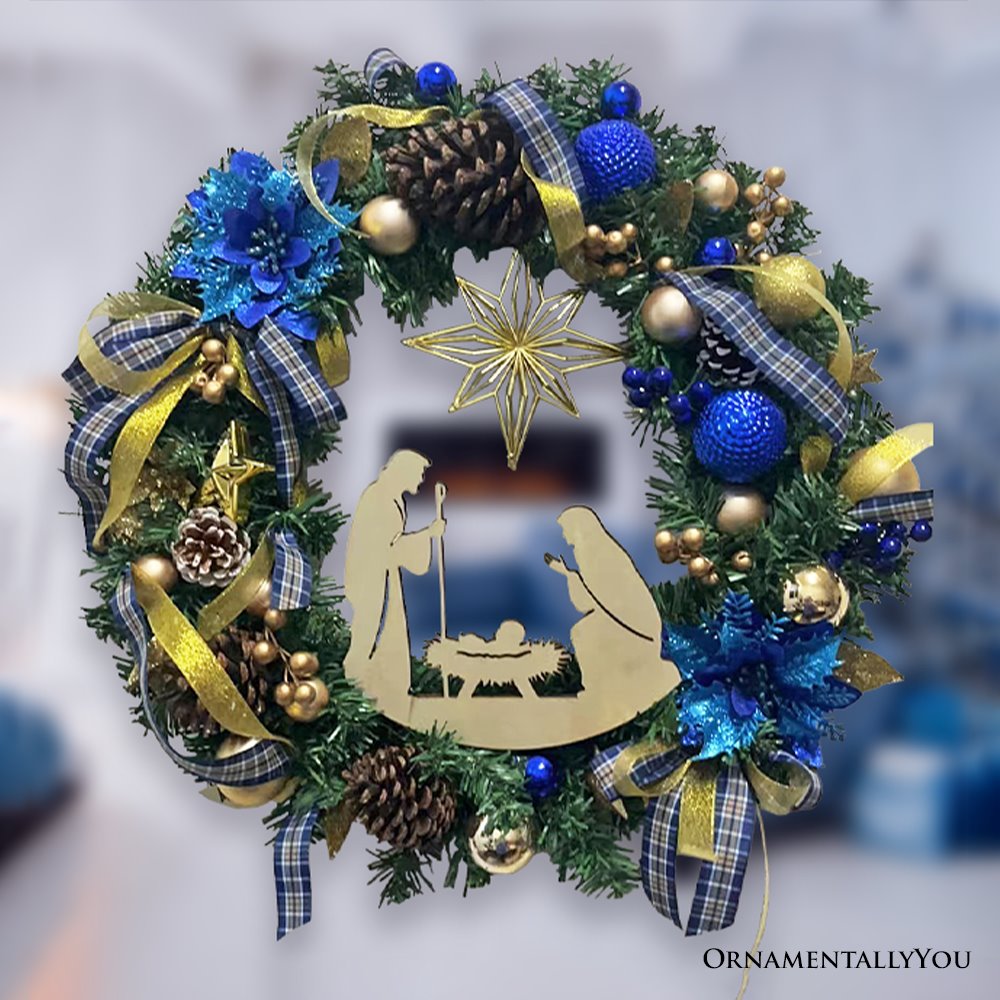 Shop For 20" Nativity Christmas Door Wreath