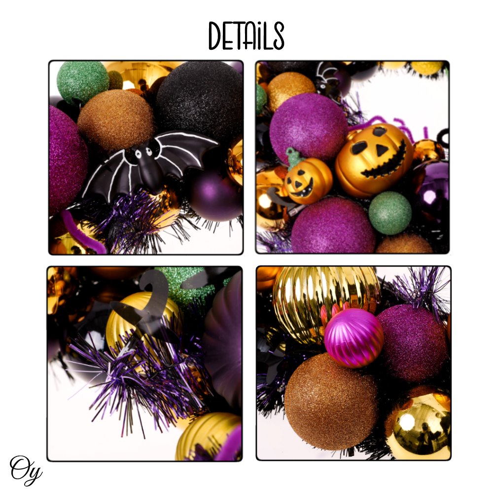 Shop For 20" Spooktacular Halloween Bauble Wreath