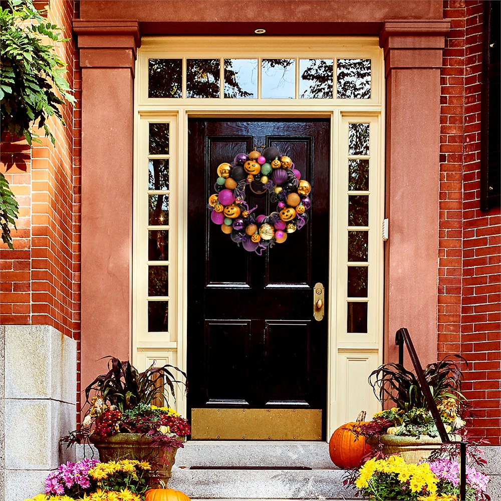 Shop For 20" Spooktacular Halloween Bauble Wreath