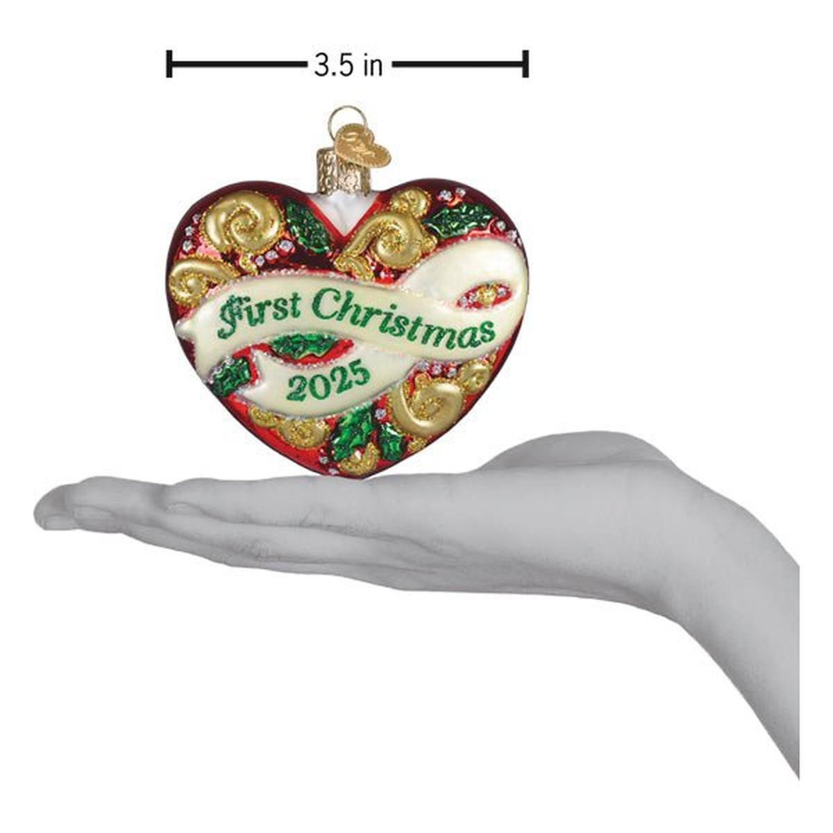 Shop For 2025 First Christmas Heart Ornament