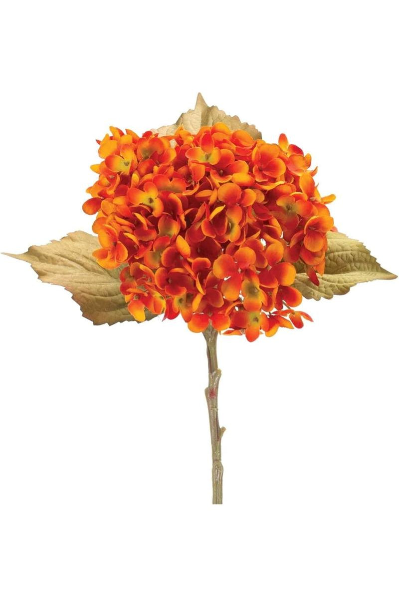 Shop For 20.5" Hydrangea Artificial Fall Harvest Stems (Set of 6) 87410DS