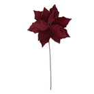 Shop For 20in Dark Red Poinsettia Stem